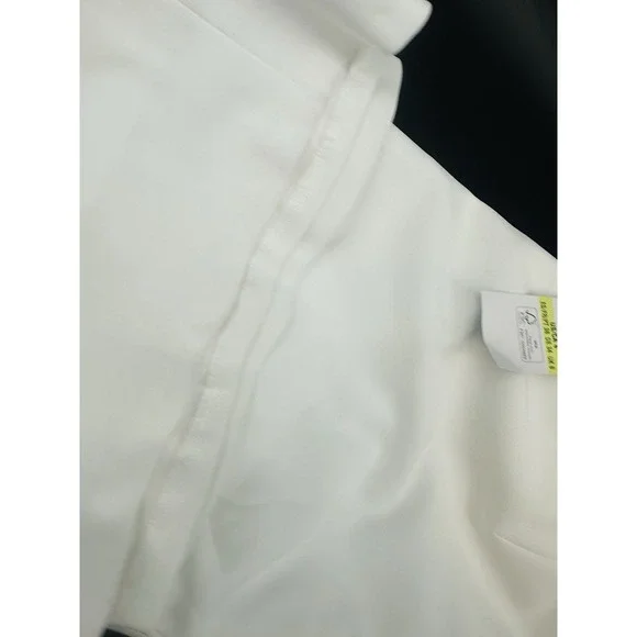 Le Suit Womans White 2-Piece Skirt Suit Set Sz 4 Lined Career Office - Picture 15 of 15